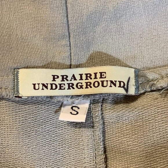 Prairie Underground Women's Deep Cowl Neck Short Sleeve Sweatshirt Dress Size S - Picture 7 of 12